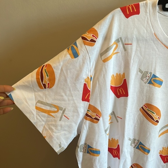 McDonald’s Graphic Tee Shirt NWT Size 3XL Mens Meal Fries Burger - Picture 3 of 8